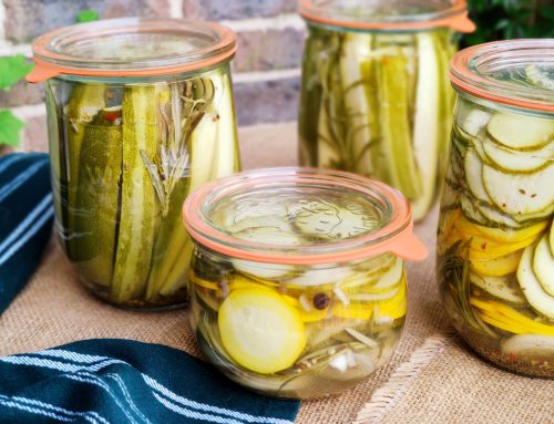 Eingelegte Zucchini