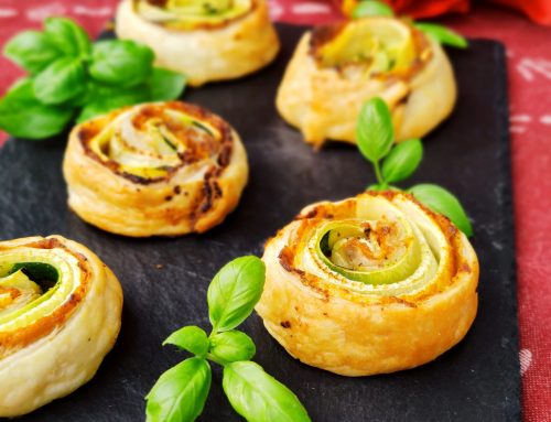 Zucchini-Pesto-Schnecken