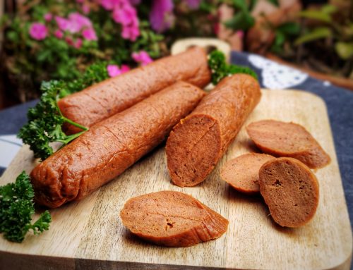 Knoblauch-Chili-Seitanwürste