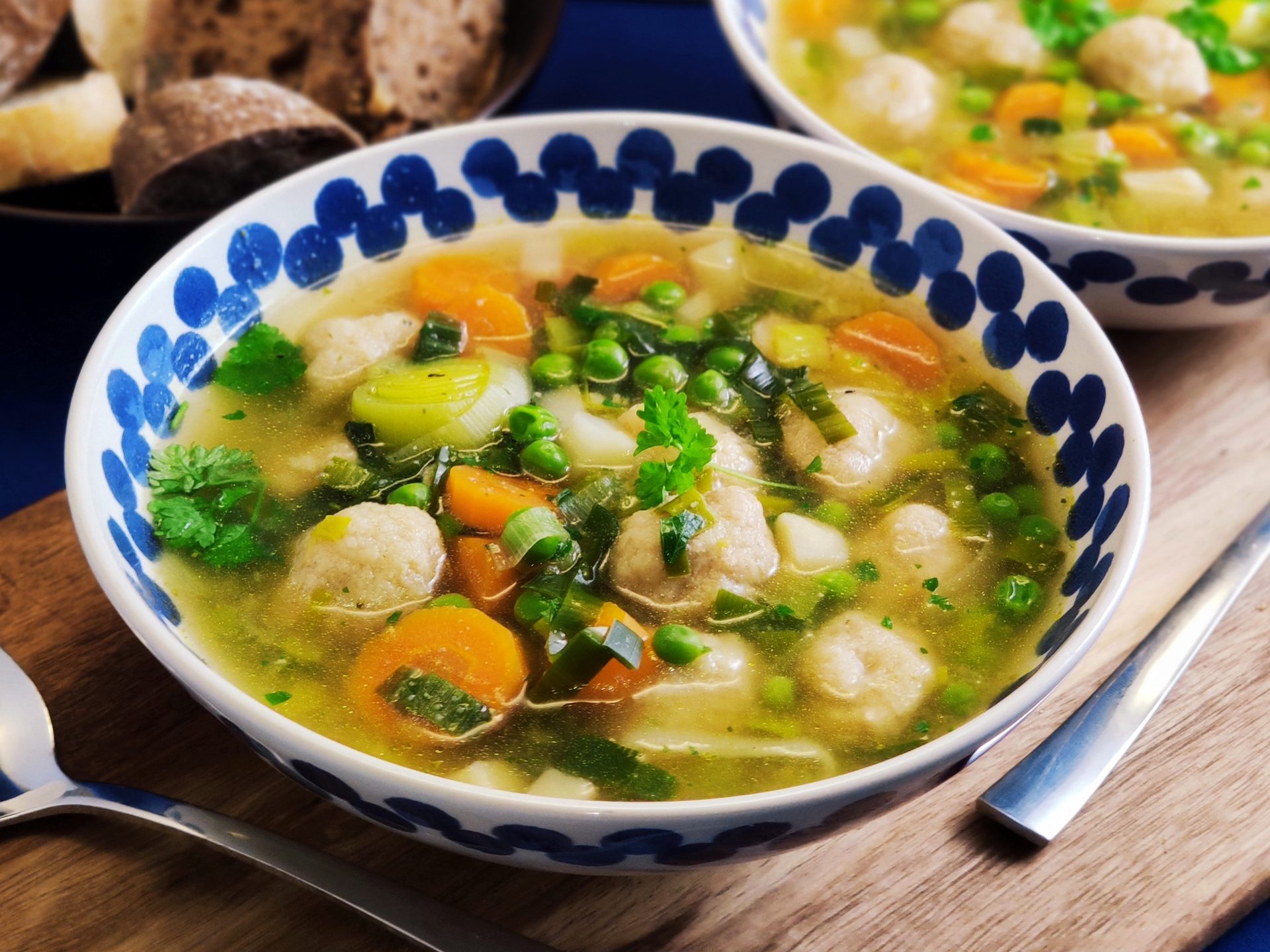 Grießnockerlsuppe - Tochas Tellergrün