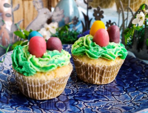 Kokos-Zitronengras-Ostercupcakes